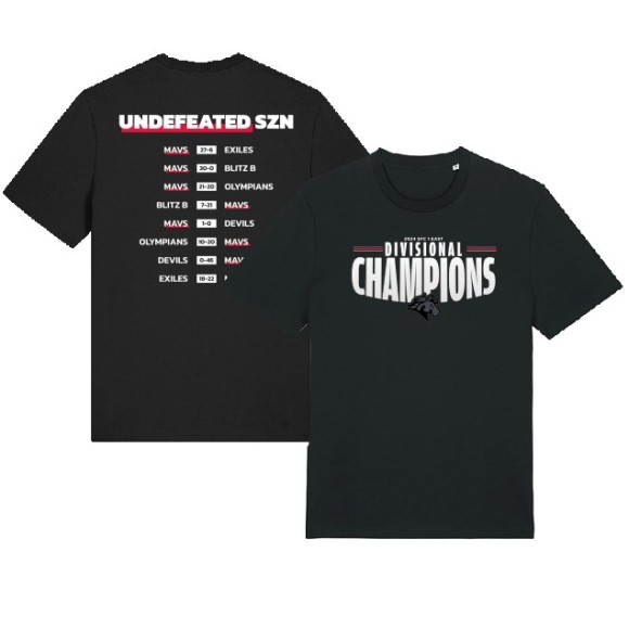 East Kent Mavericks - 2024 Division Champions T-Shirt