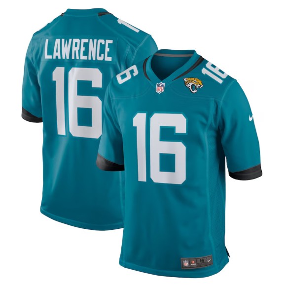 Jacksonville Jaguars Nike Teal Home Game Jersey Trevor Lawrence