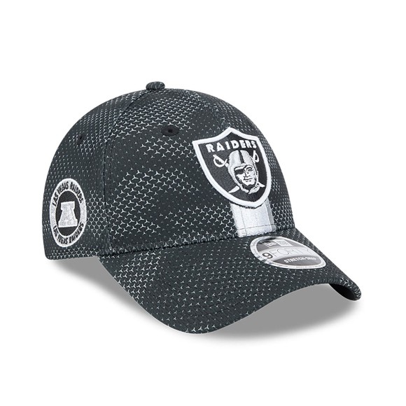 Casquette New Era Stretch Snap 9Forty 2024 des Raiders de Las Vegas