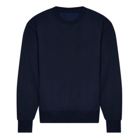 Varsity - Arch Text Embroidered & Printed Signature Sweatshirt