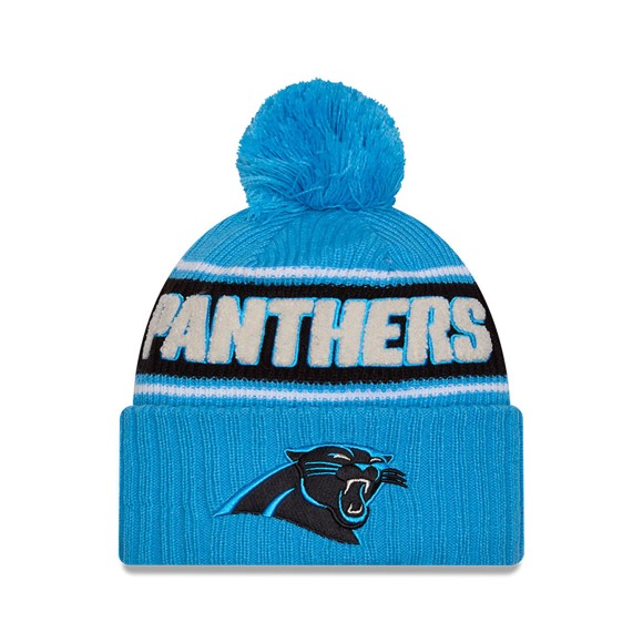 Carolina Panthers New Era 2024 Sideline Sport Knit Front