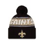 New Orleans Saints New Era 2024 Sideline Sport Knit Front