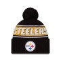 Pittsburgh Steelers New Era 2024 Sideline Sport Knit Front