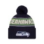 Seattle Seahawks New Era 2024 Sideline Sport Knit Front