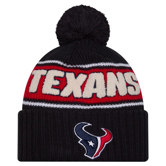 Houston Texans New Era 2024 Sideline Sport Knit Front