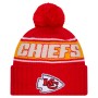 Kansas City Chiefs New Era 2024 Sideline Sport Knit Front