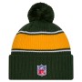 Green Bay Packers New Era 2024 Sideline Sport Knit Back