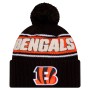 Cincinnati Bengals New Era 2024 Sideline Sport Knit Front