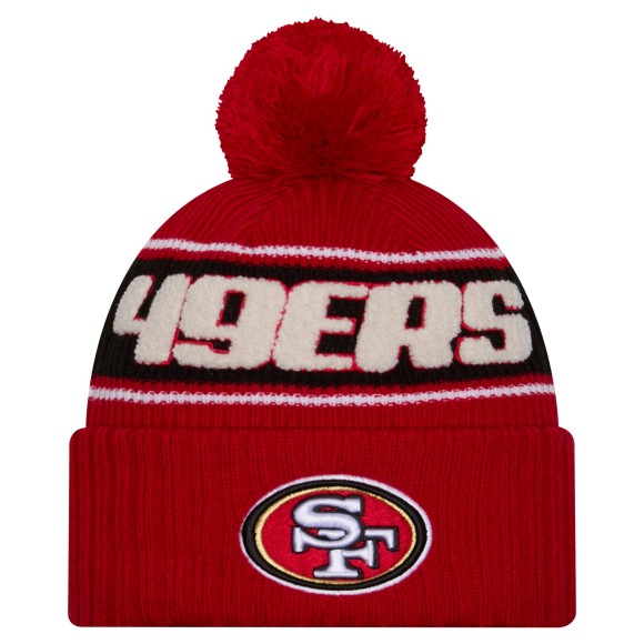 San Francisco 49ers New Era 2024 Sideline Sport Knit Front