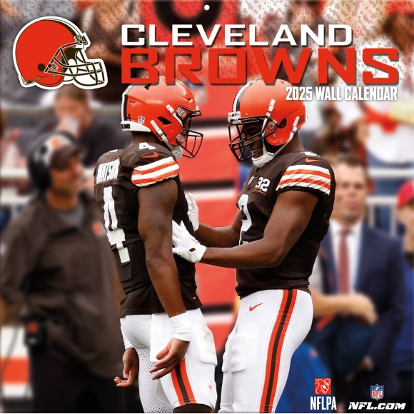 Cleveland Browns 2025 12"x12" Wall Calendar Front