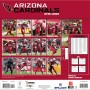 Arizona Cardinals 2025 12"x12" Wall Calendar Back