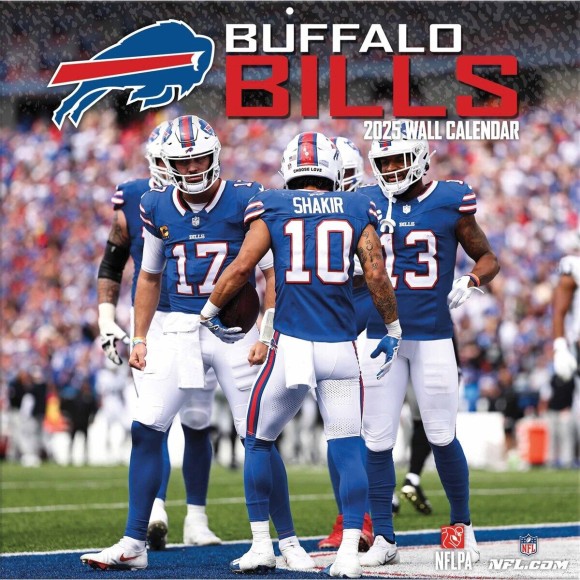 Buffalo Bills 2025 12"x12" Wall Calendar Front