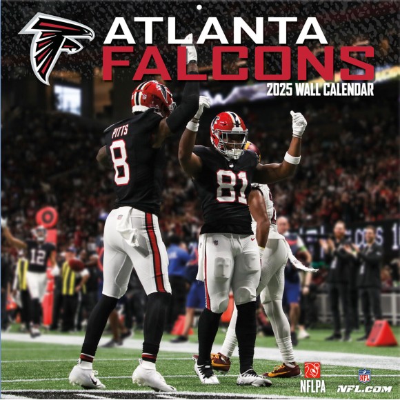 Atlanta Falcons 2025 12"x12" Wall Calendar Front