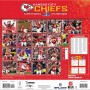 Kansas City Chiefs 2025 12"x12" Wall Calendar Back