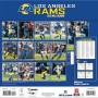 Los Angeles Rams 2025 12"x12" Wall Calendar Back