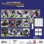 Baltimore Ravens 2025 12"x12" Wall Calendar Back