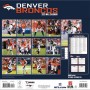 Denver Broncos 2025 12"x12" Wall Calendar Back