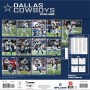 Dallas Cowboys 2025 12"x12" Wall Calendar Back