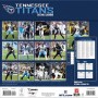 Tennessee Titans 2025 12"x12" Wall Calendar Back