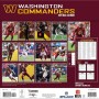 Washington Commanders 2025 12"x12" Wall Calendar Back