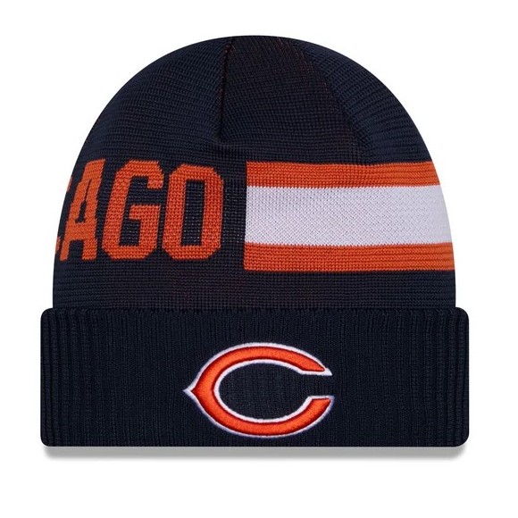 Chicago Bears New Era 2024 Beanie Front