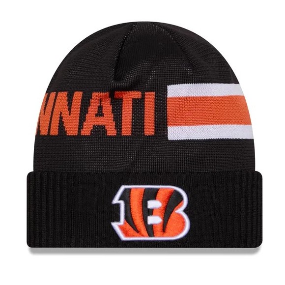 Cincinnati Bengals New Era 2024 Beanie Front