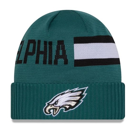 Philadelphia Eagles New Era 2024 Beanie Front