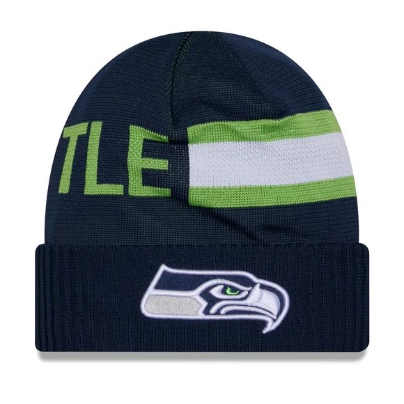 Seattle Seahawks New Era 2024 Beanie Front