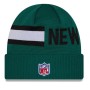 New York Jets New Era 2024 Beanie Back