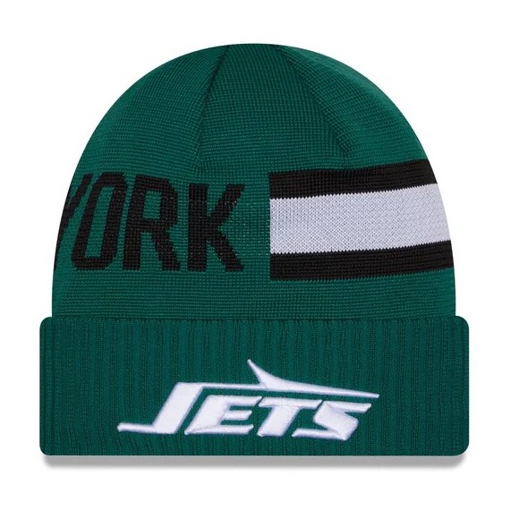 New York Jets New Era 2024 Beanie Front