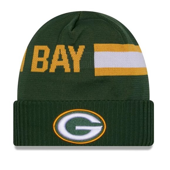 Green Bay Packers New Era 2024 Beanie Front