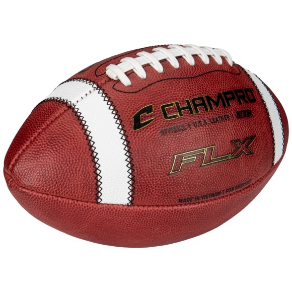 Champro FLX Leather Youth Official Game Football