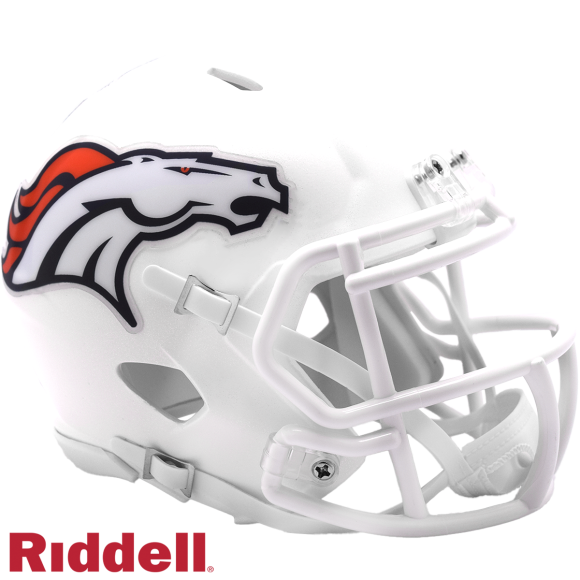 Denver Broncos On Field Alternate Speed Mini Helmet 2024