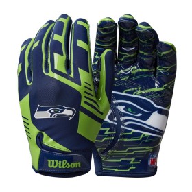 Seattle Seahawks Wilson NFL Stretch Fit Youth Receivers-handskar