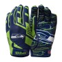 Guantes receptores juveniles Wilson NFL Stretch Fit de los Seattle Seahawks