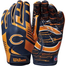 Chicago Bears Wilson NFL Stretch Fit Receiver-handskar för vuxna