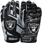 Gants de receveur Las Vegas Raiders Wilson NFL Stretch Fit Adult