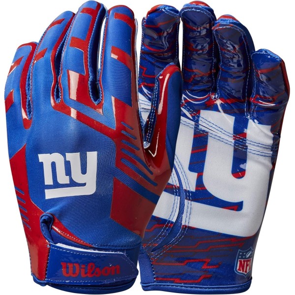 Gants de receveur New York Giants Wilson NFL Stretch Fit Adult