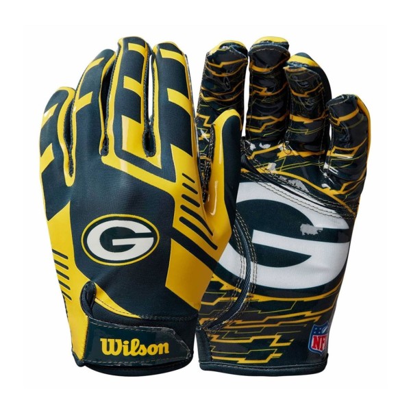 Green Bay Packers Wilson NFL Stretch Fit Receiver-handskar f
