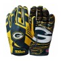 Green Bay Packers Wilson NFL Stretch Fit Receiver-handskar f