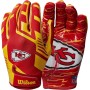 Gants NFL Stretch Fit pour jeunes receveurs - Kansas City Chiefs